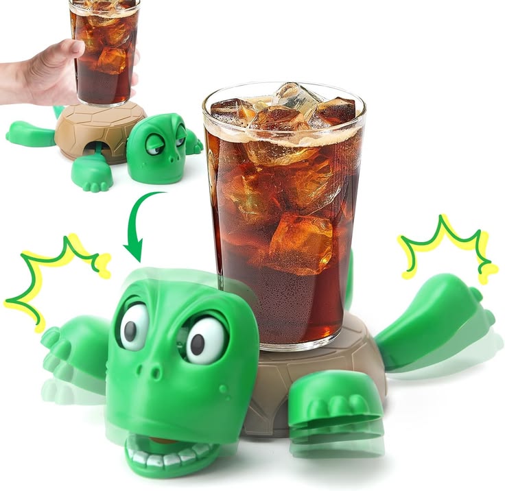 Turtle Drink Coaster – Spill-Proof Cup Holder & Beverage Stabilizer
