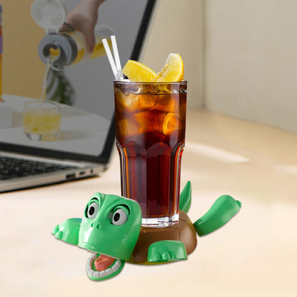 Turtle Drink Coaster – Spill-Proof Cup Holder & Beverage Stabilizer