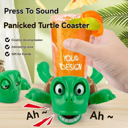 Turtle Drink Coaster – Spill-Proof Cup Holder & Beverage Stabilizer