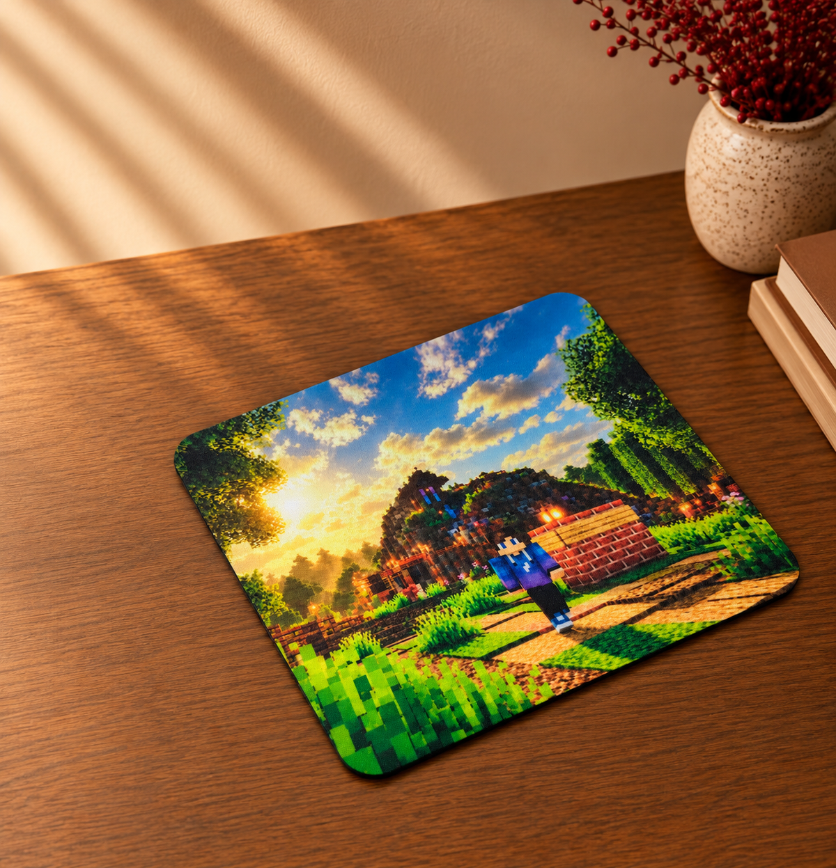 Custom Photo Mouse Pad 19 × 23 cm | 3mm Thick Personalized Mouse Mat