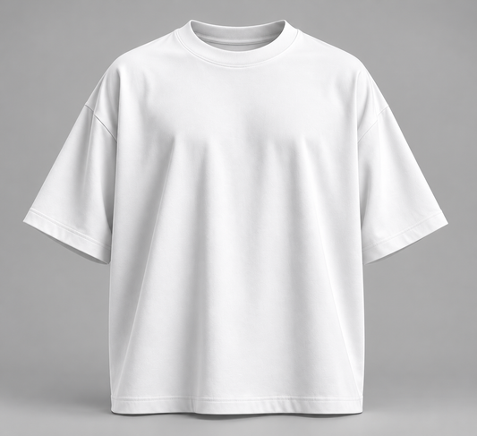 Custom Design 240 GSM Premium Oversized T-Shirt | 100% French Terry Cotton