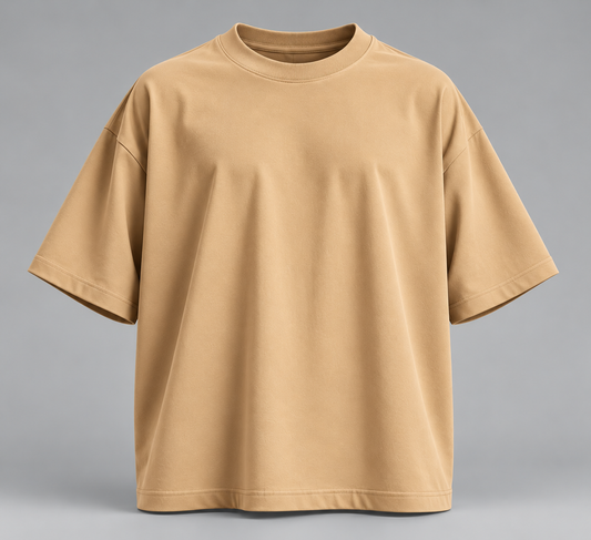 Custom Design 240 GSM Premium Oversized T-Shirt | 100% French Terry Cotton